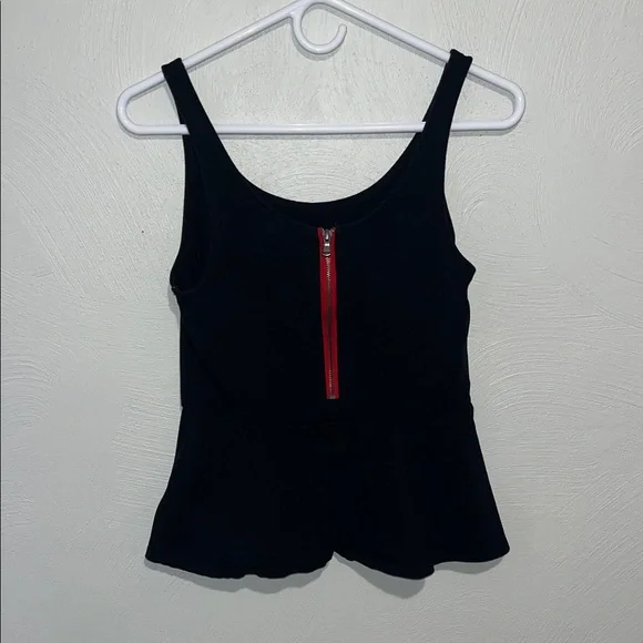 Express Black Peplum Tank Top - Picture 3 of 3